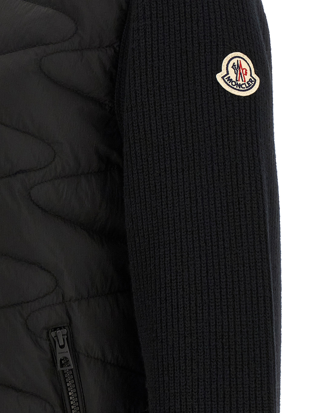 Moncler Black Polyamide Cardigan