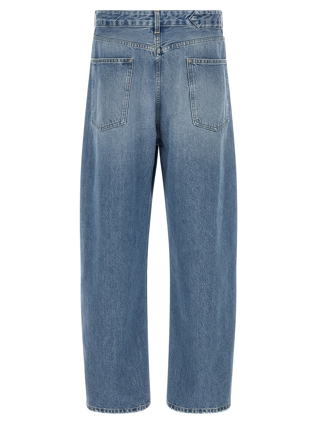 Jacquemus Blue Cotton High-Waisted Jean