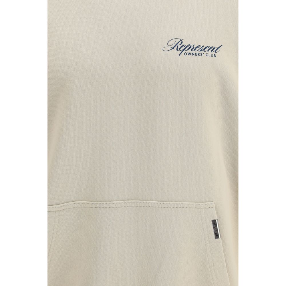 Represent Beige Cotton Sweatshirt
