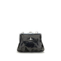 Vivienne Westwood Black Calf Leather Bos Taurus Handbag