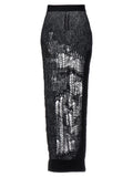 Rick Owens Black Nylon Mini Skirt