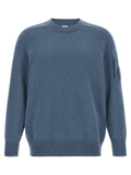 C.P. Company Blue Wool Cardigan