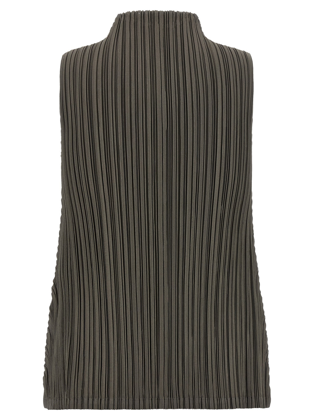 PLEATS PLEASE ISSEY MIYAKE Bicolor Polyester Blouse