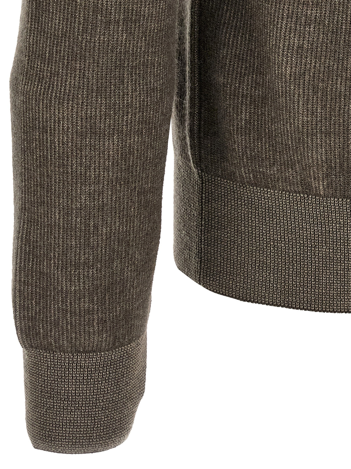 Brioni Brown Cashmere Cardigan