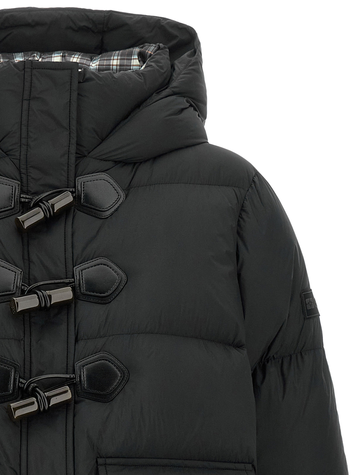Ganni Black Polyamide Full-Length Jacket