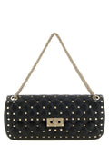 Valentino Garavani Black Goatskin Shoulder Bag