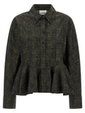 Ganni Bicolor Organic Cotton Blouse