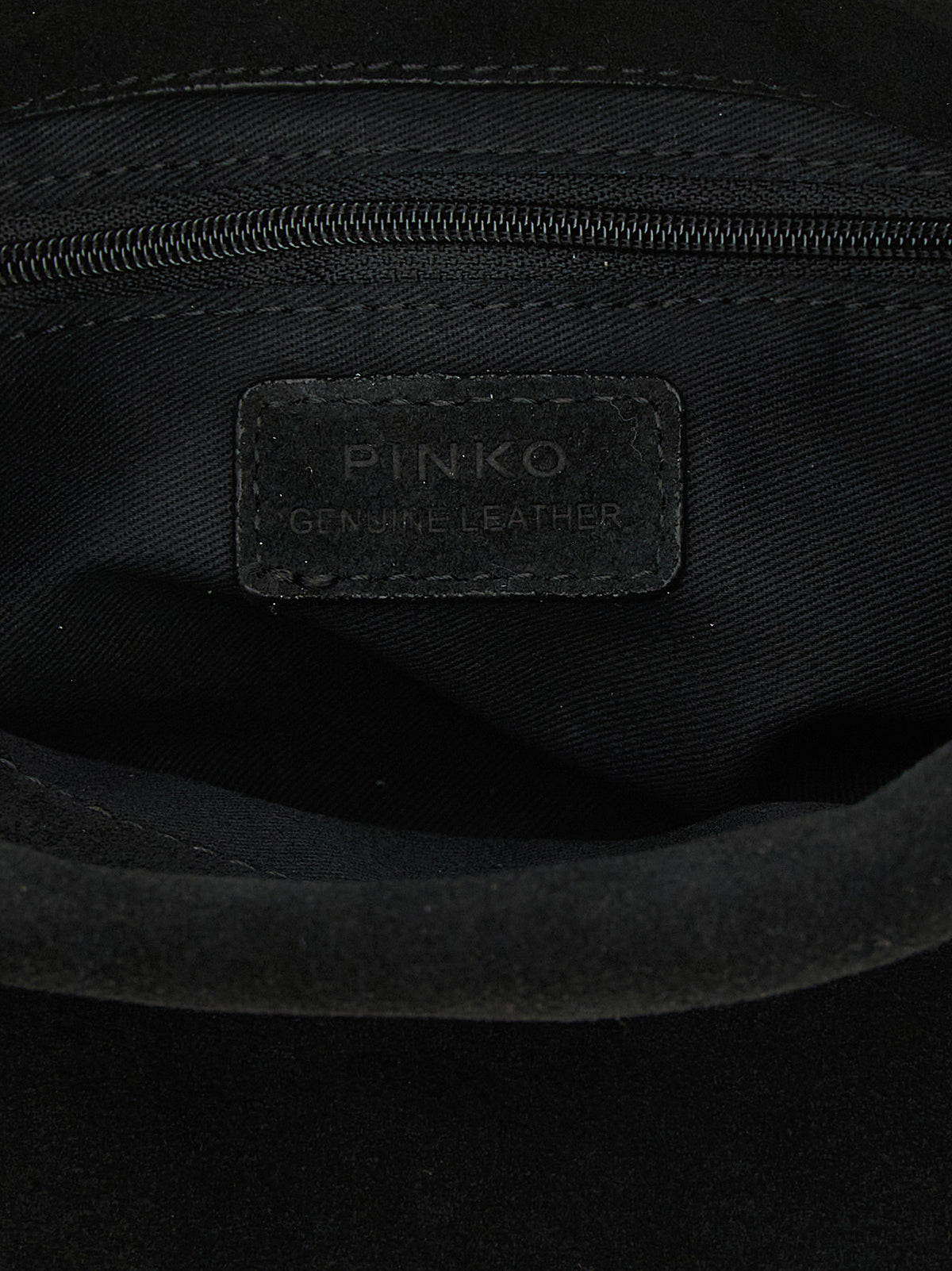 PINKO Purple Lambskin Clutch Bag