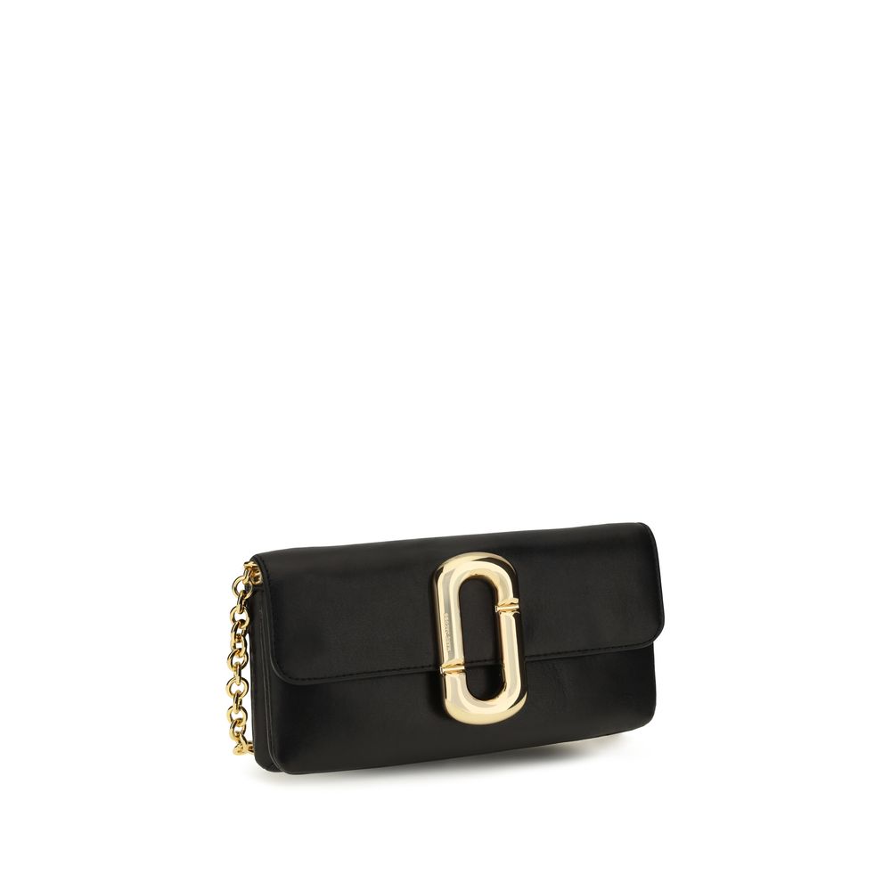 Marc Jacobs Black Calf Leather Bos Taurus Wallet