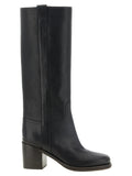 Brunello Cucinelli Black Calfskin Over The Knee
