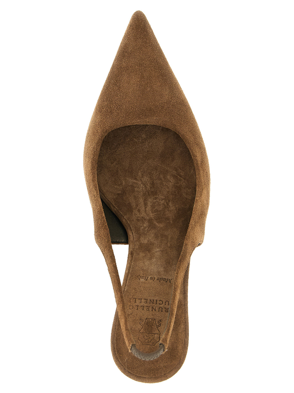 Brunello Cucinelli Brown Calfskin High Heel Pumps