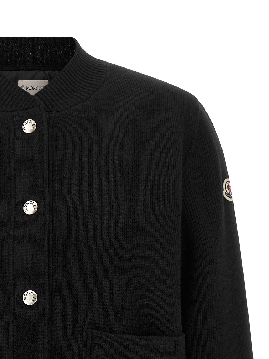 Moncler Black Polyamide Cardigan
