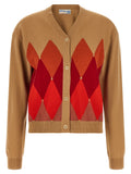 Ballantyne Beige Cashmere Cardigan