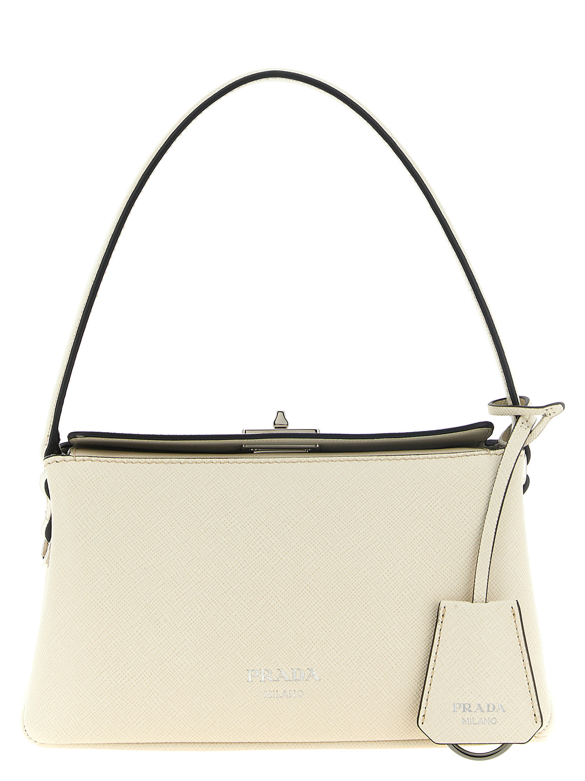 Prada White Calfskin Handbag
