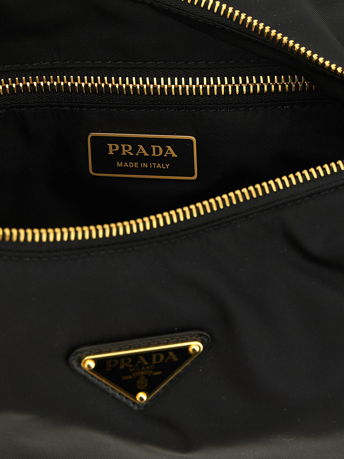 Prada Black Polyamide Shoulder Bag
