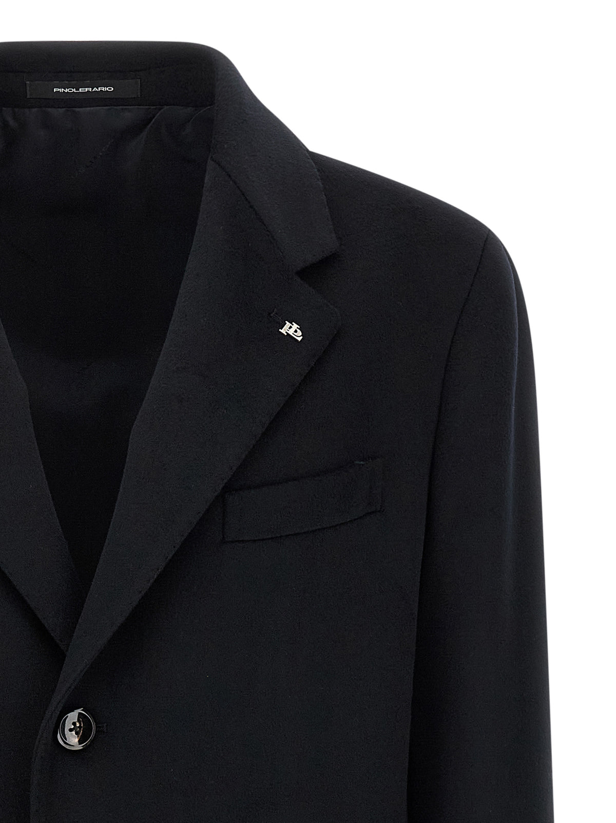 Tagliatore Blue Virgin Wool Coat
