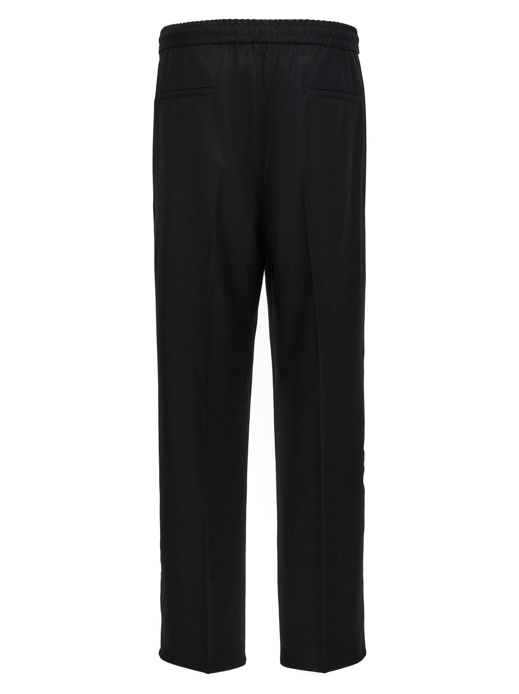 Brunello Cucinelli Black Wool Casual Pants