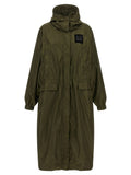 Ganni Bicolor Recycled Polyamide Coat