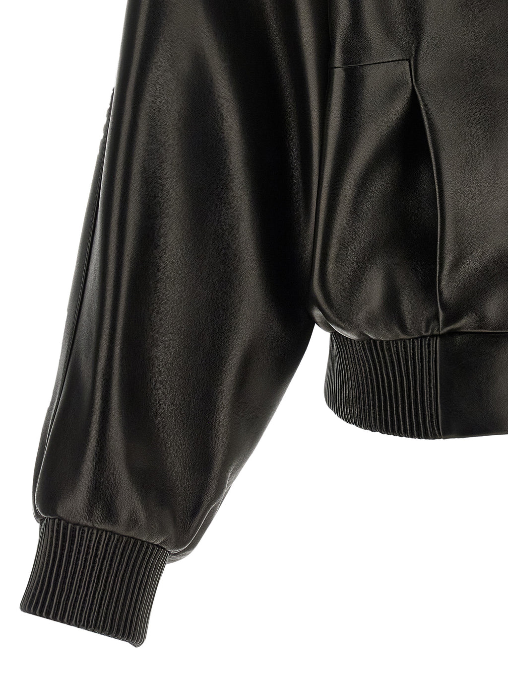 Khaite Black Lamb Leather Leather Jacket