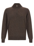 Brunello Cucinelli Brown Cashmere Cardigan