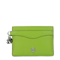 Tory Burch Green Leather Cardholder