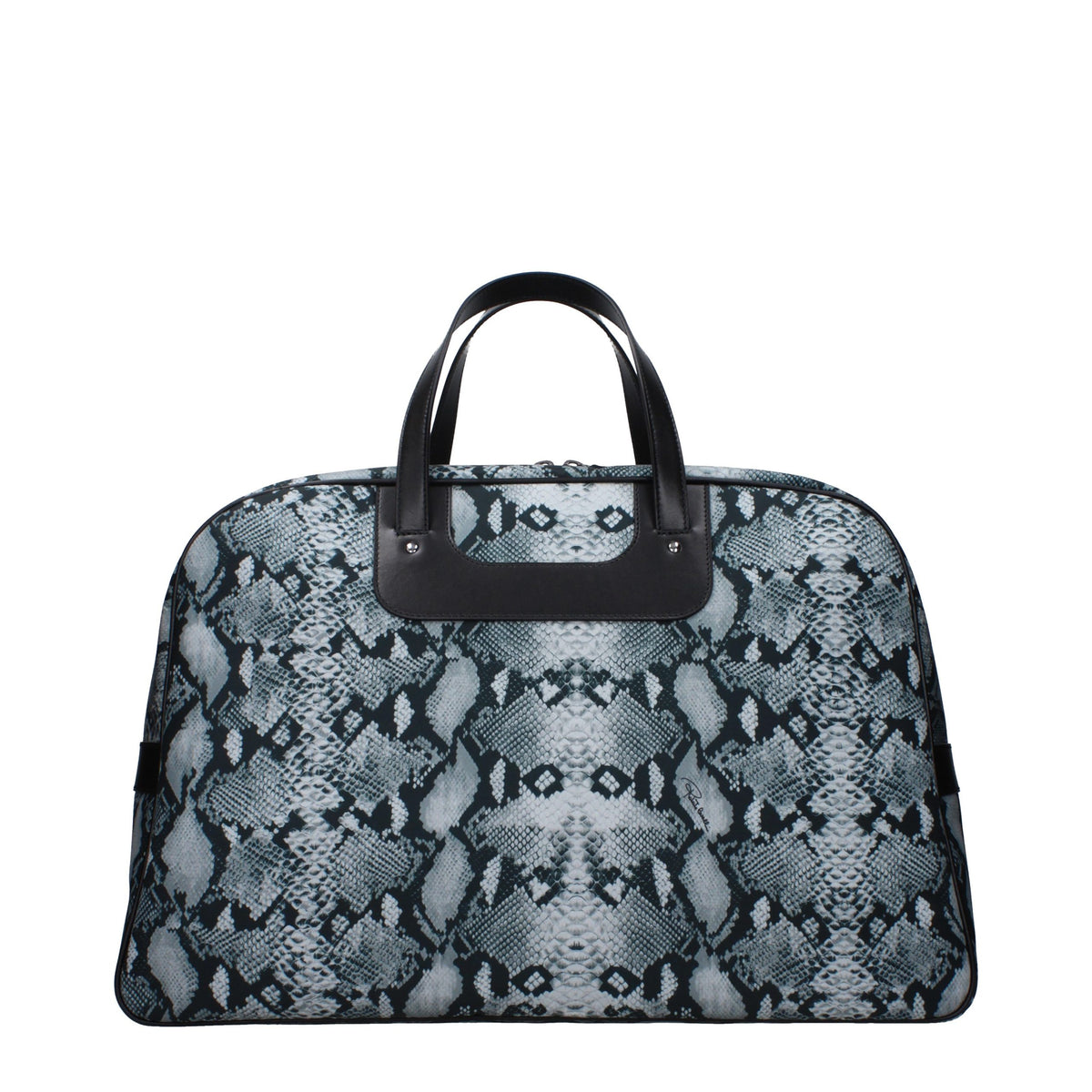 Roberto Cavalli Gray Fabric Luggage And Travel