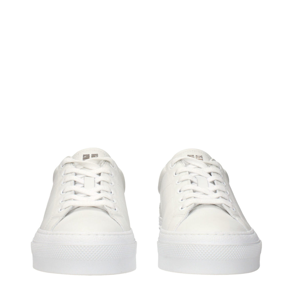 Givenchy White Leather Sneakers