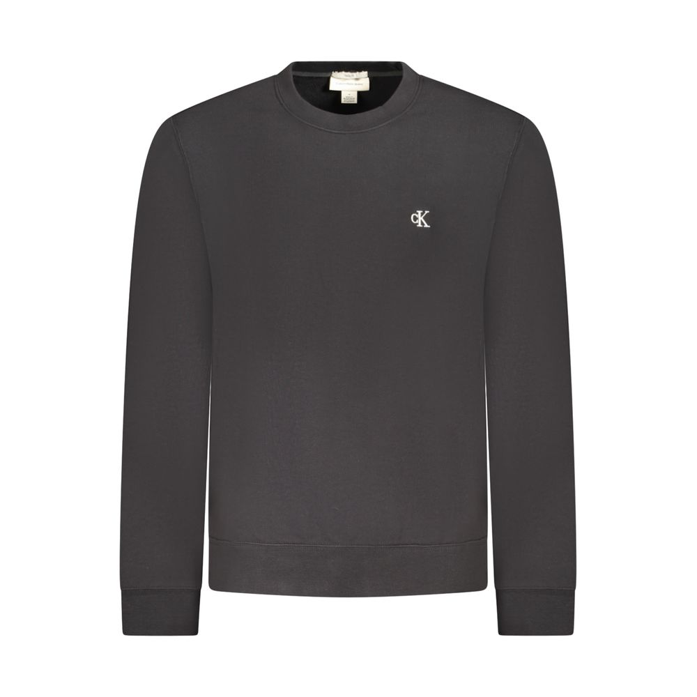 Calvin Klein Black Cotton Menswear Sweatshirt