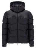Moncler Black Polyester Full-Length Jacket