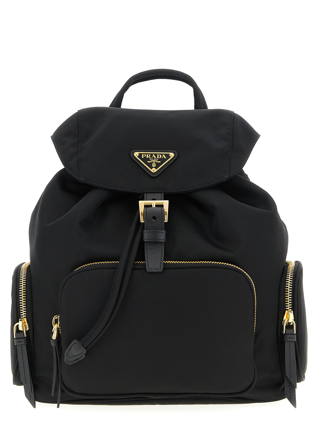 Prada Black Recycled Polyamide Backpack