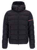 Moncler Blue Polyamide Full-Length Jacket