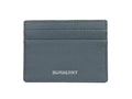 Burberry Sandon Business Small Grey Grained Leather Card Case Wallet