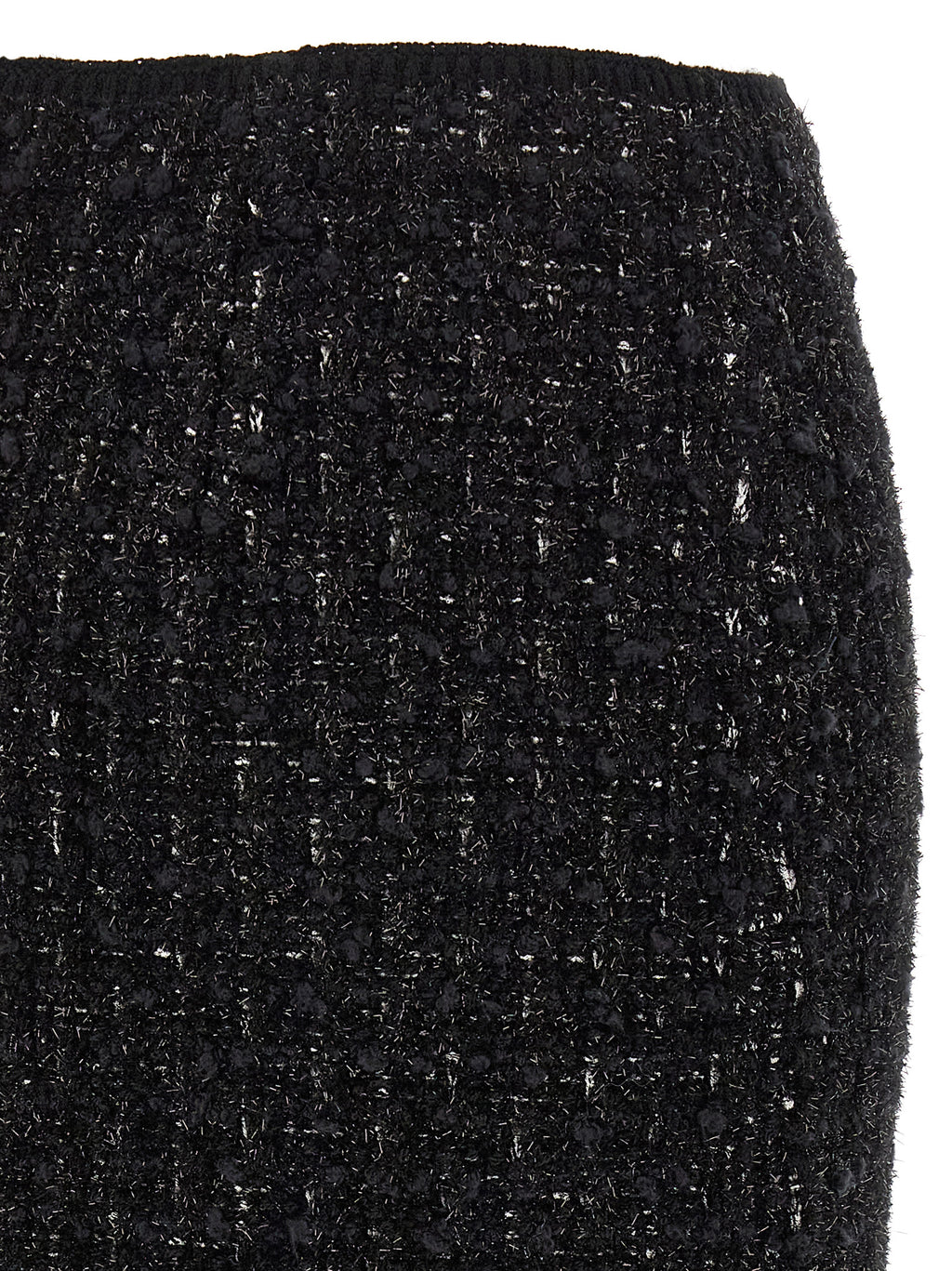 Tory Burch Black Viscose Long Skirt