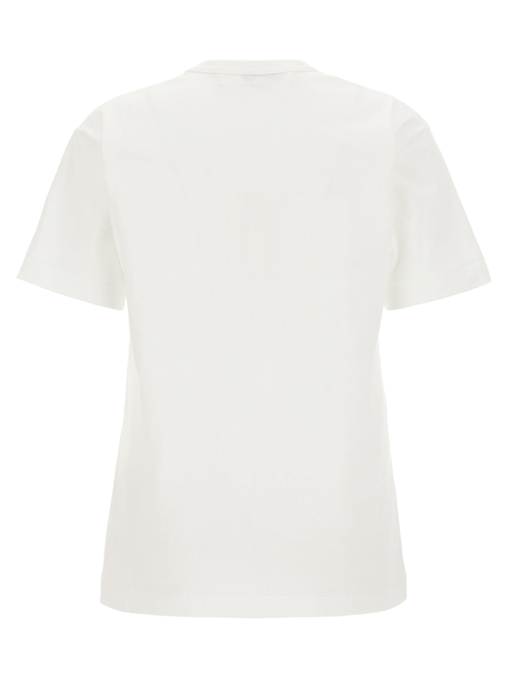 Comme Des Garçons Play White Cotton T-Shirt