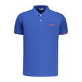 Iceberg Blue Cotton Men's Polo Shirt