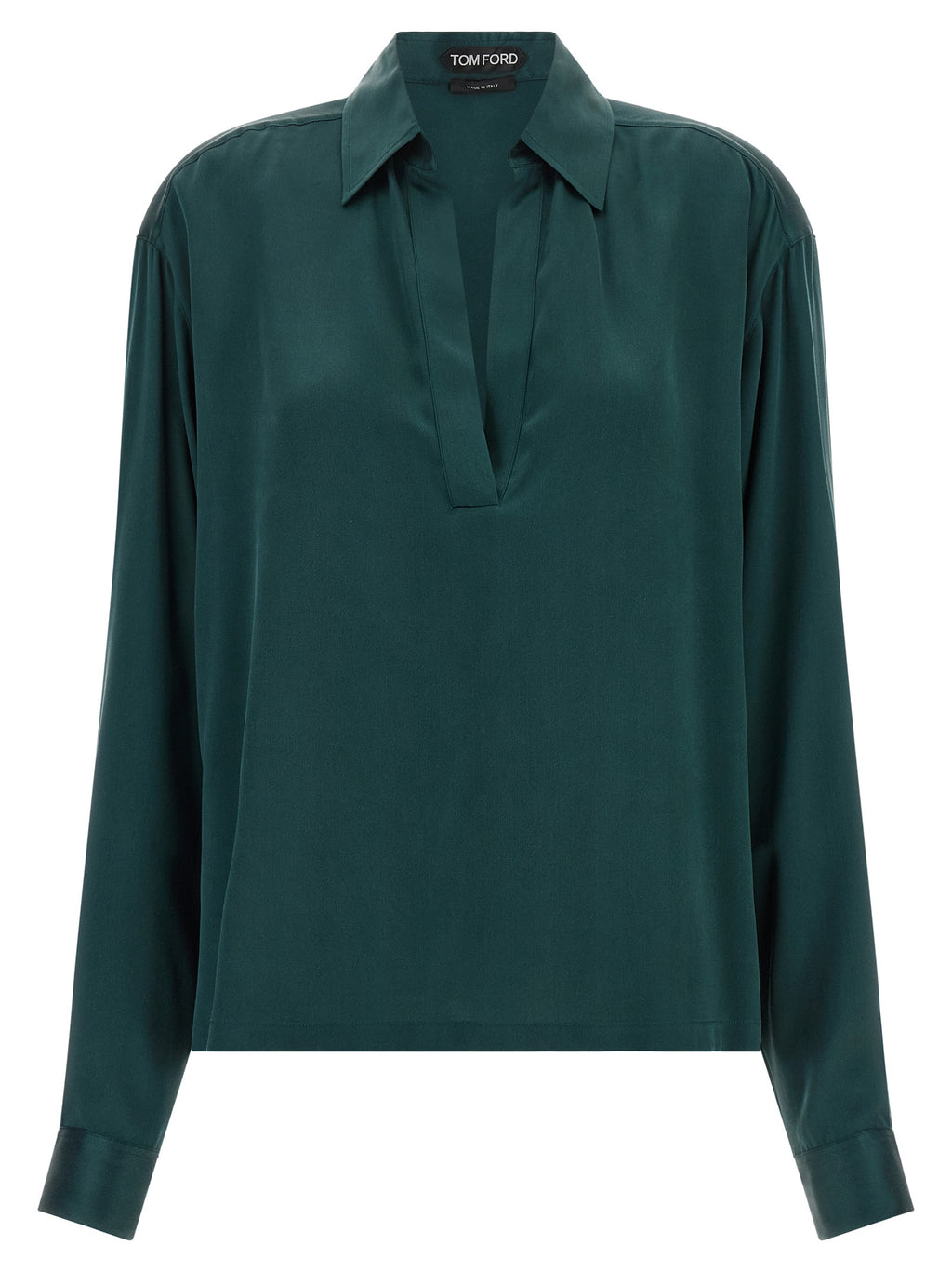 Tom Ford Bicolor Silk Polo Shirt