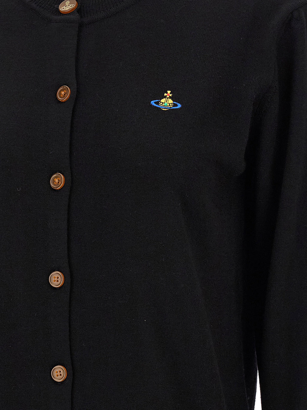 Vivienne Westwood Black Wool Cardigan