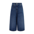 Brunello Cucinelli Blue Denim Shorts
