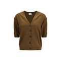 Khaite Brown Wool Oves Aries Cardigan