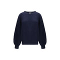 Khaite Blue Cashmere Sweatshirt