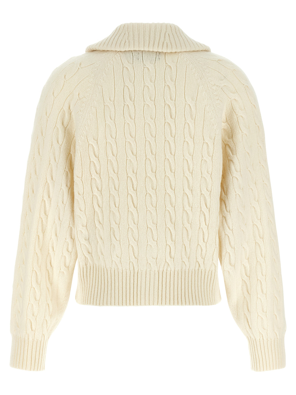 Polo Ralph Lauren White Wool Cardigan