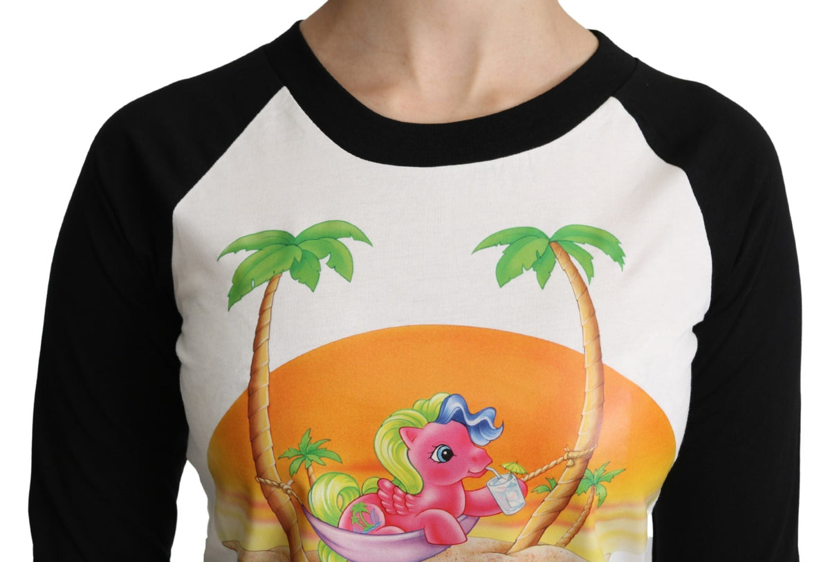 Moschino White Cotton T-shirt My Little Pony Top Tshirt Moschino