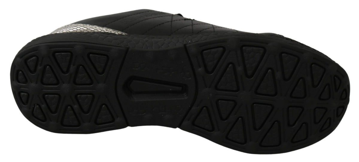 Philipp Plein Black Casual Running Sneakers Shoes Philipp Plein