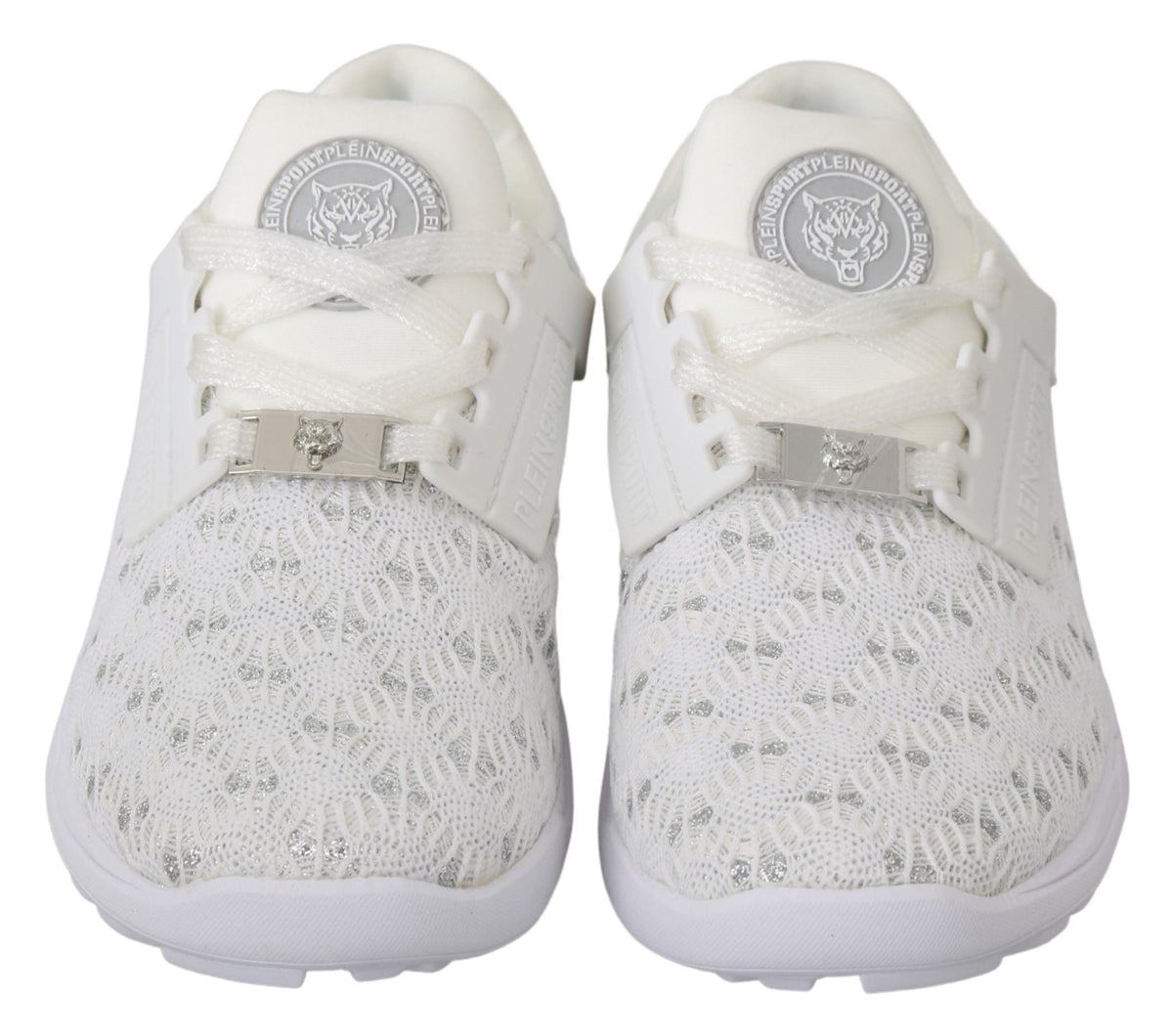 Philipp Plein White Polyester Casual Sneakers Shoes Philipp Plein