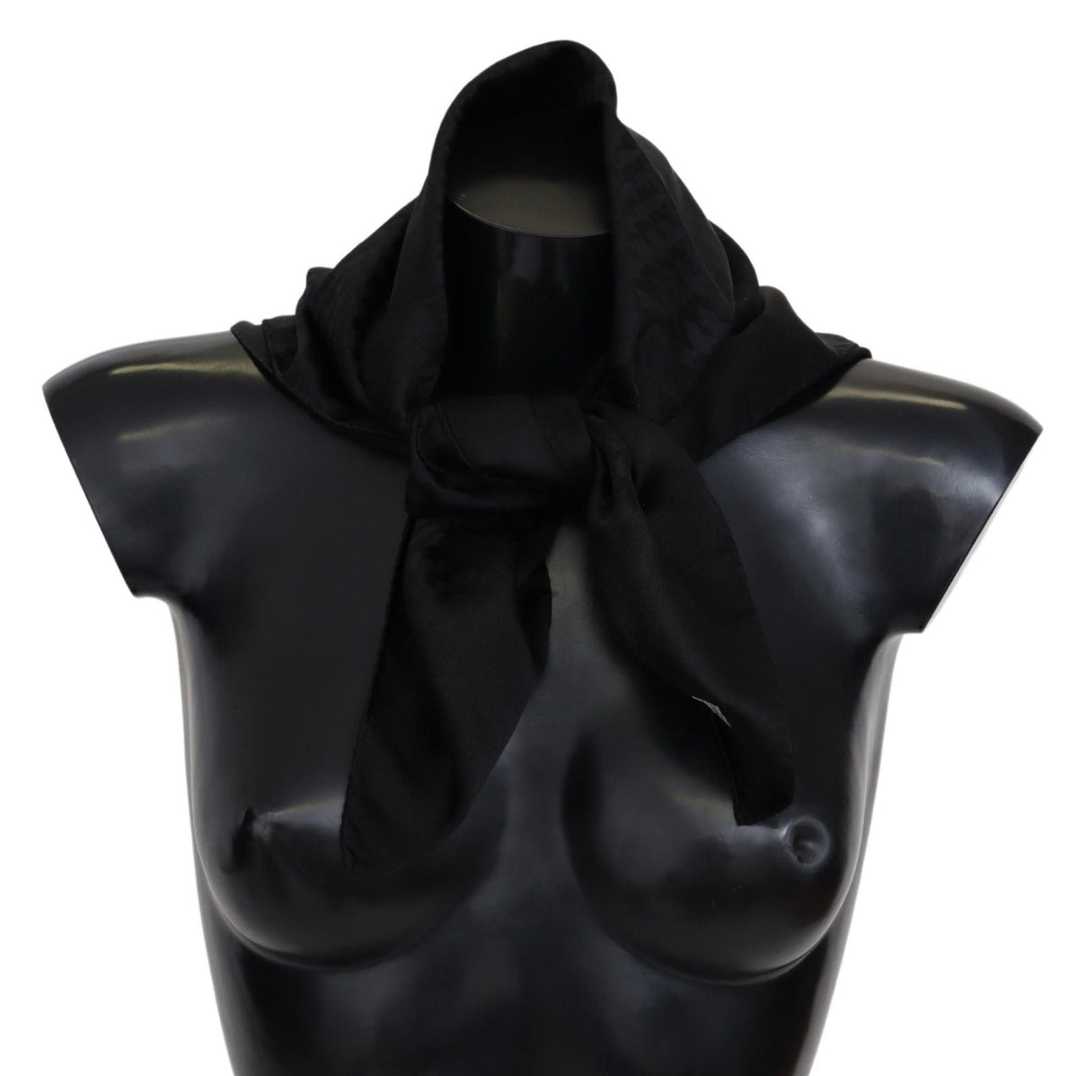 Missoni Black Wool Knit Unisex Neck Wrap Shawl Scarf Missoni