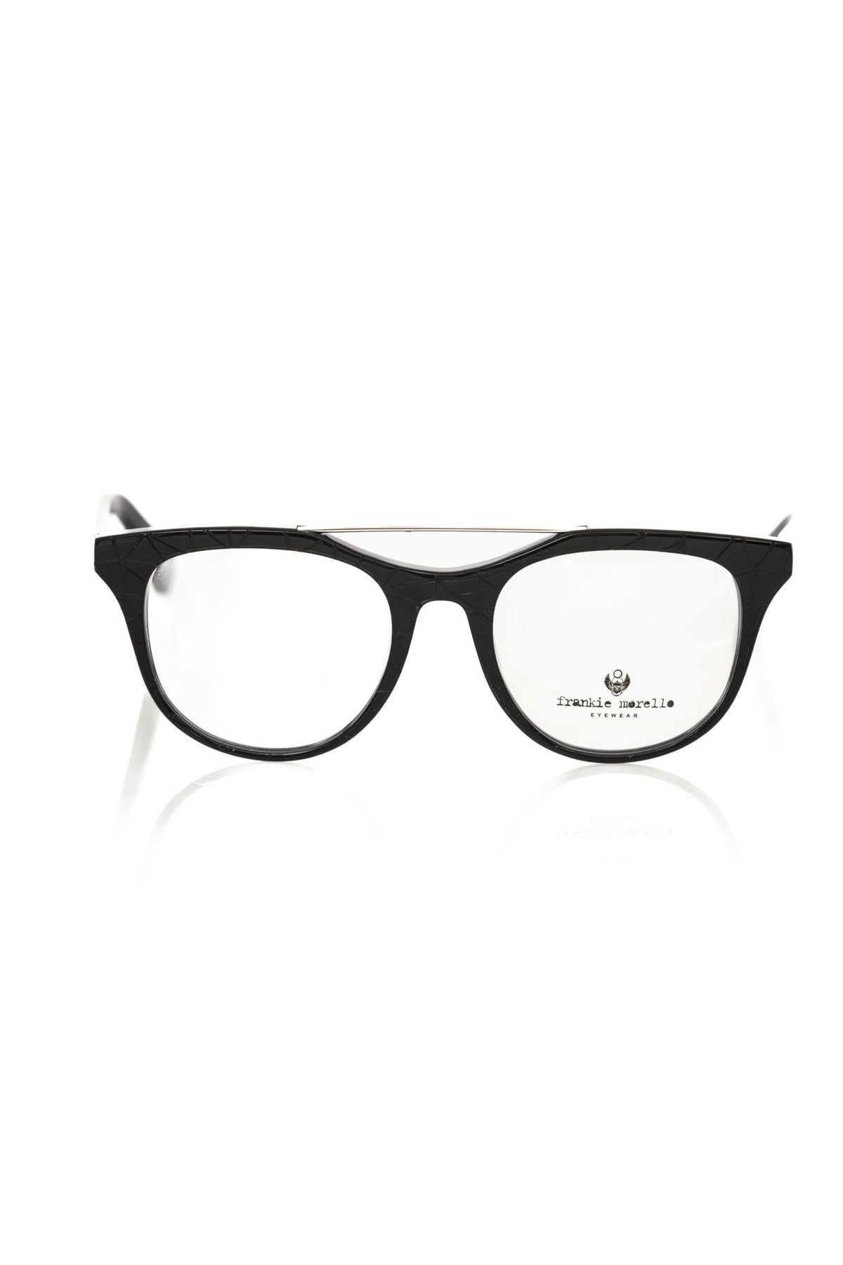 Frankie Morello Black Acetate Men Frame - BrandFit 88