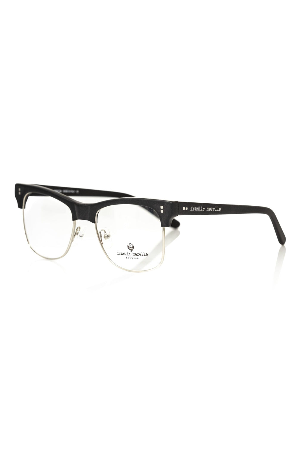 Frankie Morello Black Metallic Men's Eyeglass Frame - BrandFit 88