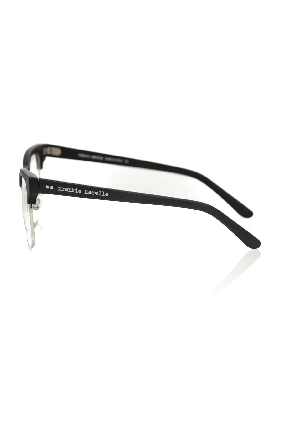 Frankie Morello Black Metallic Men's Eyeglass Frame - BrandFit 88