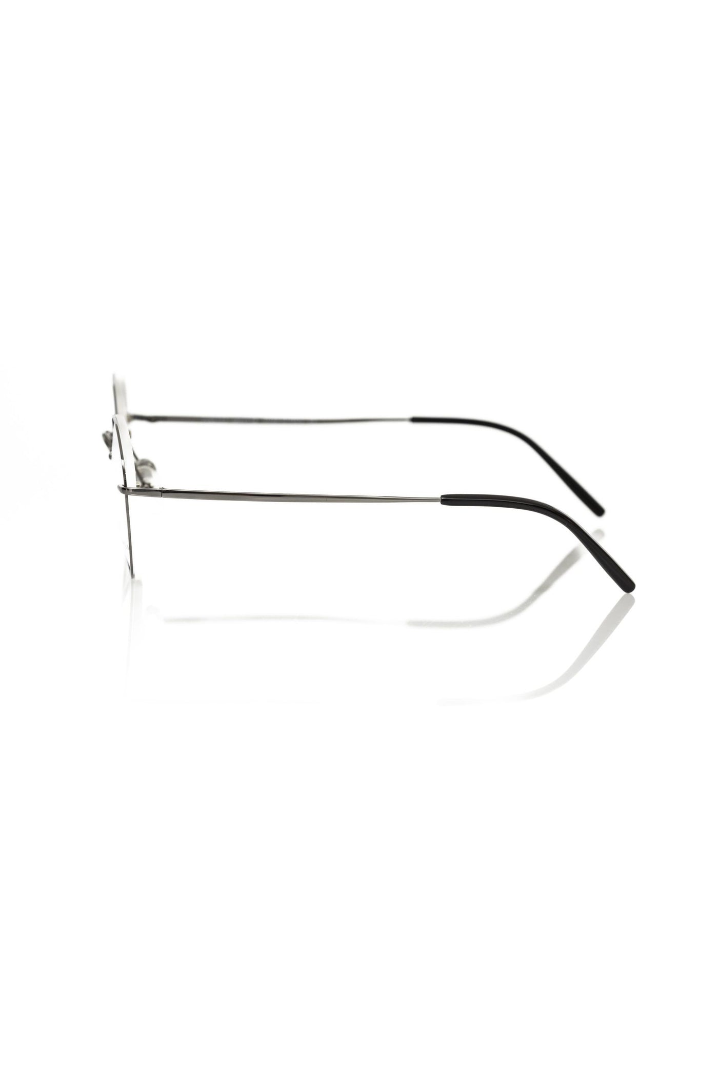 Frankie Morello Gray Metallic Men's Eyeglass Frame