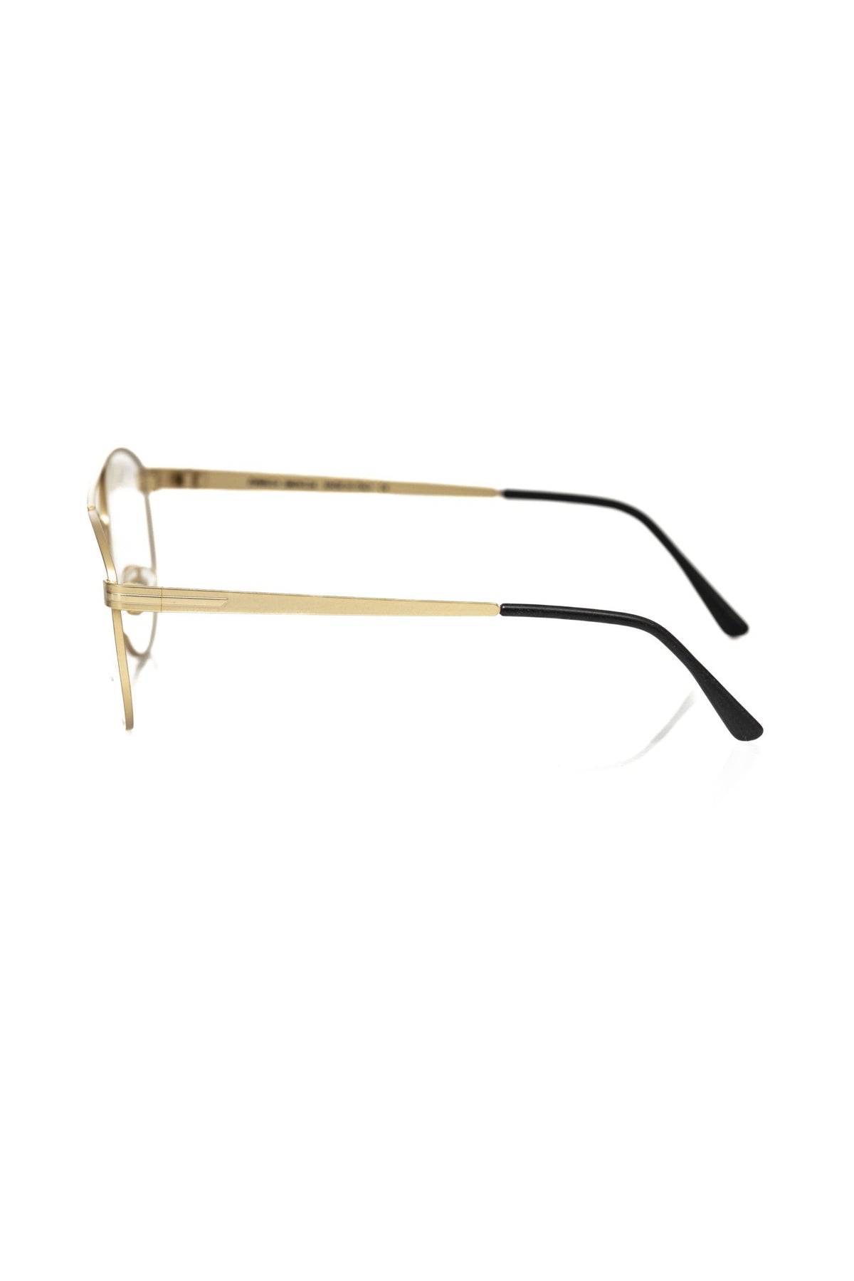 Frankie Morello Gold Metallic Men's Frame Aviator Eyeglasses - BrandFit 88